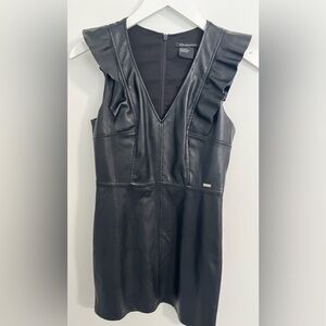 A/X Armani Exchange Black Sheek Short Evening Dress Stylish New Years